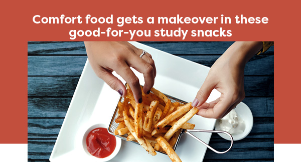 Comfort food gets a makeover in these good-for-you study snacks