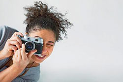 Female Taking Photographs