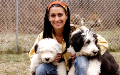 Woman With Dogs