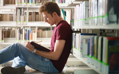 Student Studying