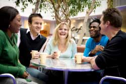 Friends Laughing