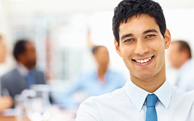 Confident Student in the Workplace