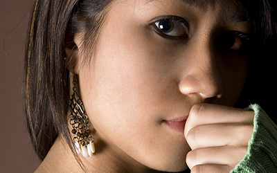 Close Up of Female Student