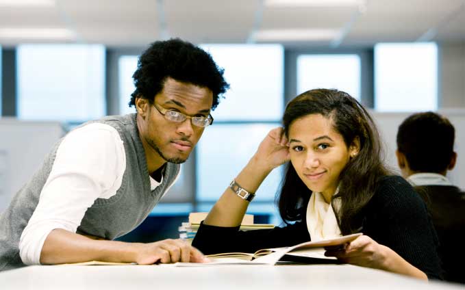 Students Studying